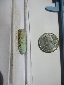 19.9 ct. (28x18x5 mm) 100% Natural Rare Web Grasshopper Turquoise Cabochon Gemstone, # 2AM 019 s