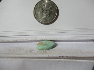 7.1 ct. (19.5x17x3 mm) 100% Natural Royston Turquoise Cabochon Gemstone, # 1DQ 46