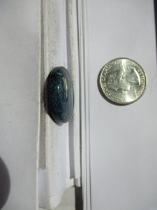 34.0 ct. (28x24x6.5 mm) Stabilized Qingu Mine (Hubei) Turquoise Cabochon, Gemstone, 1CW 054