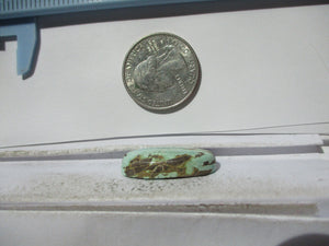 19.3 ct. (27x14x6 mm) 100% Natural Rare Grasshopper Turquoise Cabochon Gemstone, # 2AM 015 s