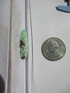 14.2 ct. (28.5x12x5 mm) 100% Natural Rare Grasshopper Turquoise Cabochon Gemstone, # 2AM 024 s