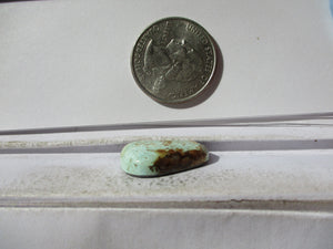 16.4 ct. (23x17x6 mm) Natural Blue Oasis Turquoise (backed) Cabochon Gemstone, 1DO 45