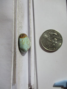 16.4 ct. (23x17x6 mm) Natural Blue Oasis Turquoise (backed) Cabochon Gemstone, 1DO 45