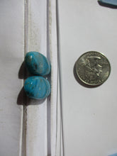 Load image into Gallery viewer, 37.1 ct (31x13x5 mm) Stabilized Kingman Turquoise Pair Cabochon Gemstone, HF 38