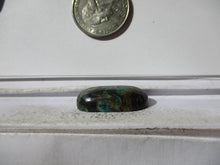 Load image into Gallery viewer, 24.4 ct. (26x15x7 mm) Stabilized Qingu Mine (Hubei) Turquoise Cabochon, Gemstone, 1DQ 03