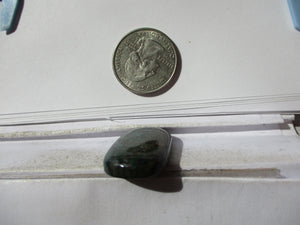 32.6 ct. (32x18x6 mm) Stabilized Qingu Mine (Hubei) Turquoise Cabochon, Gemstone, 1DQ 019