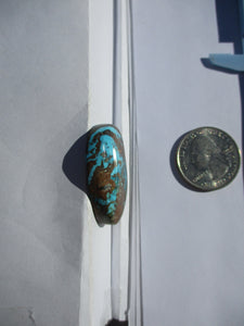 62.6 ct. (33x26x8 mm) 100% Natural Sierra Nevada Turquoise Cabochon Gemstone, # HN 43