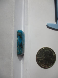 23.0 ct (26x15x6 mm) Stabilized Kingman Turquoise Cabochon Gemstone, # 1DS 11