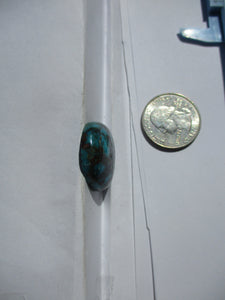 33.9 ct (26x24x7 mm) Stabilized Kingman Ceremonial Turquoise Cabochon Gemstone, # 1DX 41
