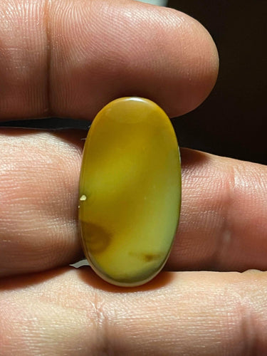19.4 ct. (32x17x4 mm) 100% Natural Thunderbird Turquoise Cabochon Gemstone, HN 22