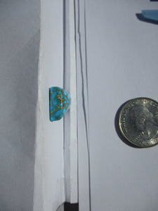 11.9 ct. (16x14x6.5 mm) 100% Natural High Grade Kingman Red Web Turquoise Cabochon Gemstone, # HP 48