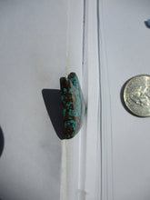 Load image into Gallery viewer, 29.2 ct (37x28x5 mm) Stabilized #8 Web Turquoise Lightning Bolt Cabochon Gemstone, HZ 95