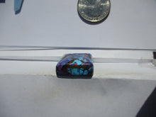 Load image into Gallery viewer, 55.0 ct. (25x22x8.5mm) Pressed/Dyed/Stabilized Kingman Wild Purple Mohave Turquoise Gemstone # 1DT 76