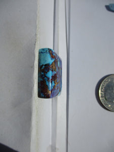 55.0 ct. (25x22x8.5mm) Pressed/Dyed/Stabilized Kingman Wild Purple Mohave Turquoise Gemstone # 1DT 76