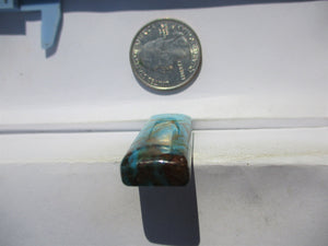 41.2 ct (37x14.5x8 mm) Stabilized Kingman Ceremonial Turquoise Cabochon Gemstone, # 1DX 24