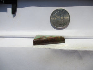 39.8 ct. (35x20x7 mm) Stabilized Kingman Turquoise Cabochon Gemstone, # 1DZ 59