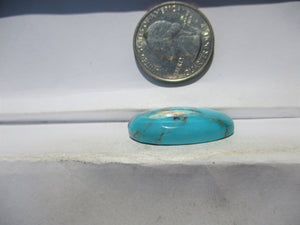 26.5 ct. (27x18x7 mm) Stabilized Kingman Turquoise Cabochon Gemstone, # 1DX 12