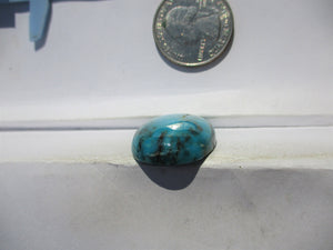 32.0 ct (28x20x7.5 mm) Stabilized Kingman Ceremonial Turquoise Cabochon Gemstone, # 1DX 23