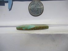 Load image into Gallery viewer, 28.0 ct (47x16x5 mm) Stabilized Web #8 Turquoise, Cabochon Gemstone, HU 67