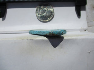 36.5 ct (45x34x5 mm) Stabilized #8 Web Turquoise Designer Heart Cabochon Gemstone, IF 27
