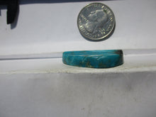 Load image into Gallery viewer, 38.8 ct. (35x21x7 mm) Stabilized Kingman Turquoise Feather Cabochon Gemstone, # IZ 11