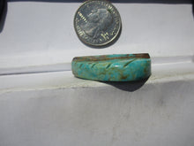 Load image into Gallery viewer, 55.0 ct. (34x26x8 mm) Stabilized Kingman Turquoise Feather Cabochon Gemstone, # IZ 17