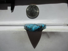 Load image into Gallery viewer, 65.0  ct (34x36x7 mm) Stabilized Kingman Turquoise Heart Cabochon Gemstone, # IC 35