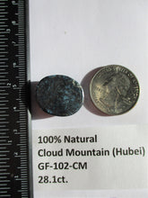 Load image into Gallery viewer, 28.1 ct. (22x18.5x8 mm) 100% Natural Cloud Mountain (Hubei) Turquoise, Cabochon, Gemstone, # GF 102
