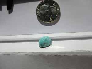 9.3 ct. (16x11x7 mm) Natural Bisbee Turquoise Cabochon Gemstone, 1DD 033