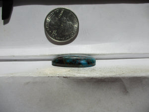 19.6 ct. (27.5x15x6 mm) Stabilized Cloud Mountain (Hubei) Turquoise  Cabochon, Gemstone, # 1EE 62