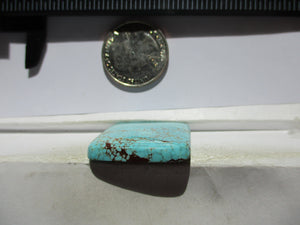 38.7 ct (27.5x27.5x5.5 mm) Stabilized Web #8 Turquoise, Cabochon Gemstone, # IF 82