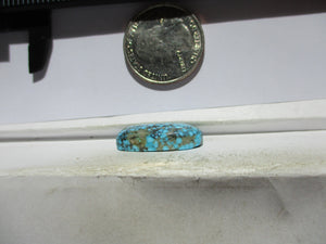 13.0 ct. (24x11x6 mm) Natural High Grade Kingman Black Web Turquoise Cabochon Gemstone, # IG 59
