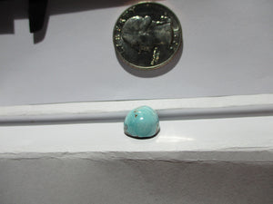 9.3 ct. (16x11x7 mm) Natural Bisbee Turquoise Cabochon Gemstone, 1DD 033