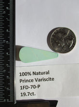Load image into Gallery viewer, 19.7 ct. (35x14x6.5 mm) Natural Prince Variscite Cabochon Gemstone, # 1FD 70