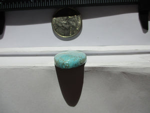 28.5 ct (32.5x21x5.5 mm) Stabilized Web #8 Turquoise, Cabochon Gemstone, # HK 71