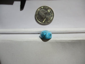 16.2 ct. (23x12x6.5 mm) Natural High Grade Kingman Black Web Turquoise Cabochon Gemstone, # JI 59