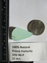 Load image into Gallery viewer, 27.0 ct. (32x20.5x6 mm) Natural Prince Variscite Cabochon Gemstone, # 1FD 90