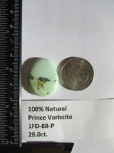 Load image into Gallery viewer, 28.0 ct. (27.5x23x6 mm) Natural Prince Variscite Cabochon Gemstone, # 1FD 88