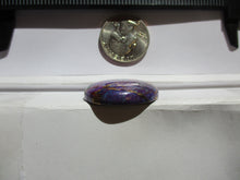 Load image into Gallery viewer, 49.5 ct. (30x28x7 mm) Pressed/Dyed/Stabilized Kingman Wild Purple Mohave Turquoise Gemstones, Cabochons # 1EJ 58