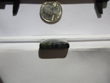 Load image into Gallery viewer, 36.4 ct. (27x19x6 mm) Natural Blue Boy Black Variscite Cabochon Gemstone, # JH 17