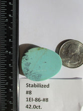 Load image into Gallery viewer, 42.0 ct (23x27x7 mm) Stabilized #8 Turquoise, Cabochon Gemstone, # 1EI 86